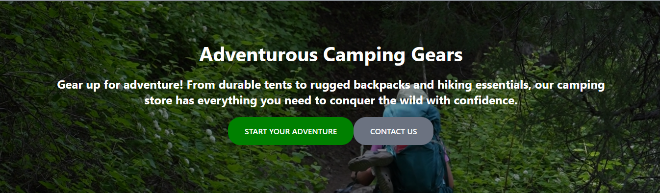 Adventurous Camping Gears